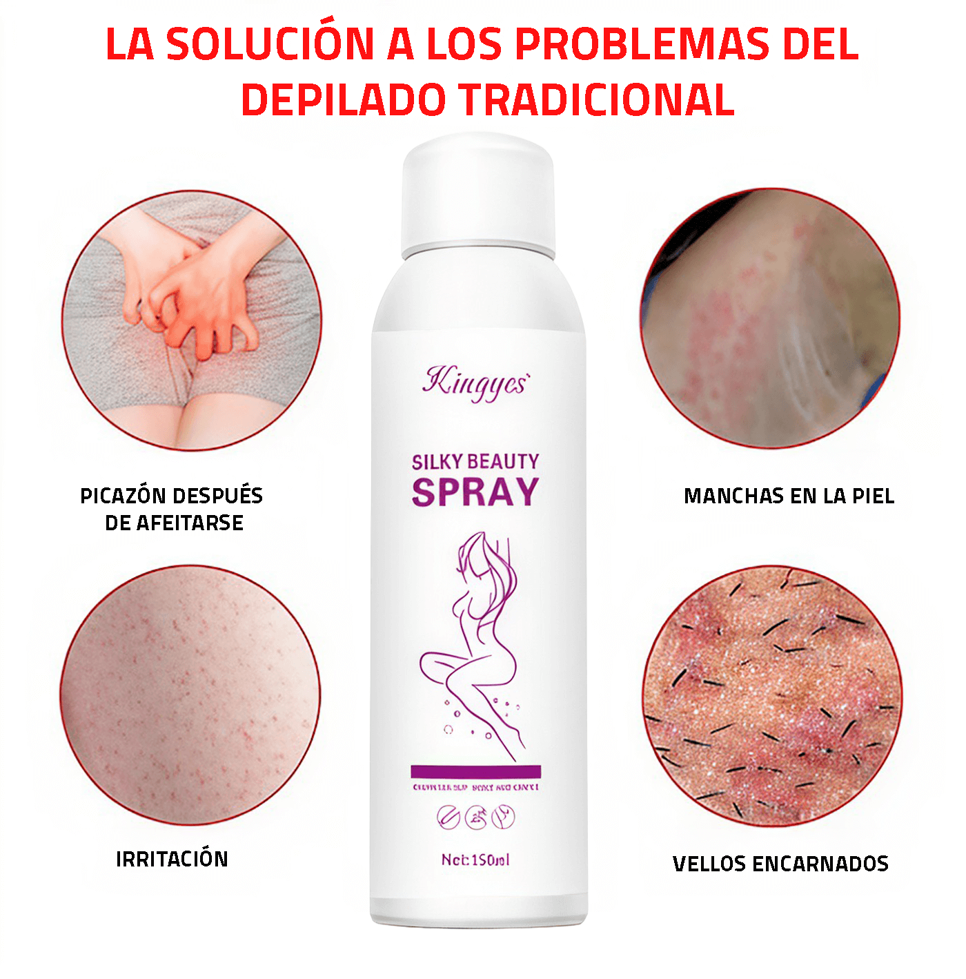 Spray Depilador sin dolor (Oferta 2x1) Envío Gratis