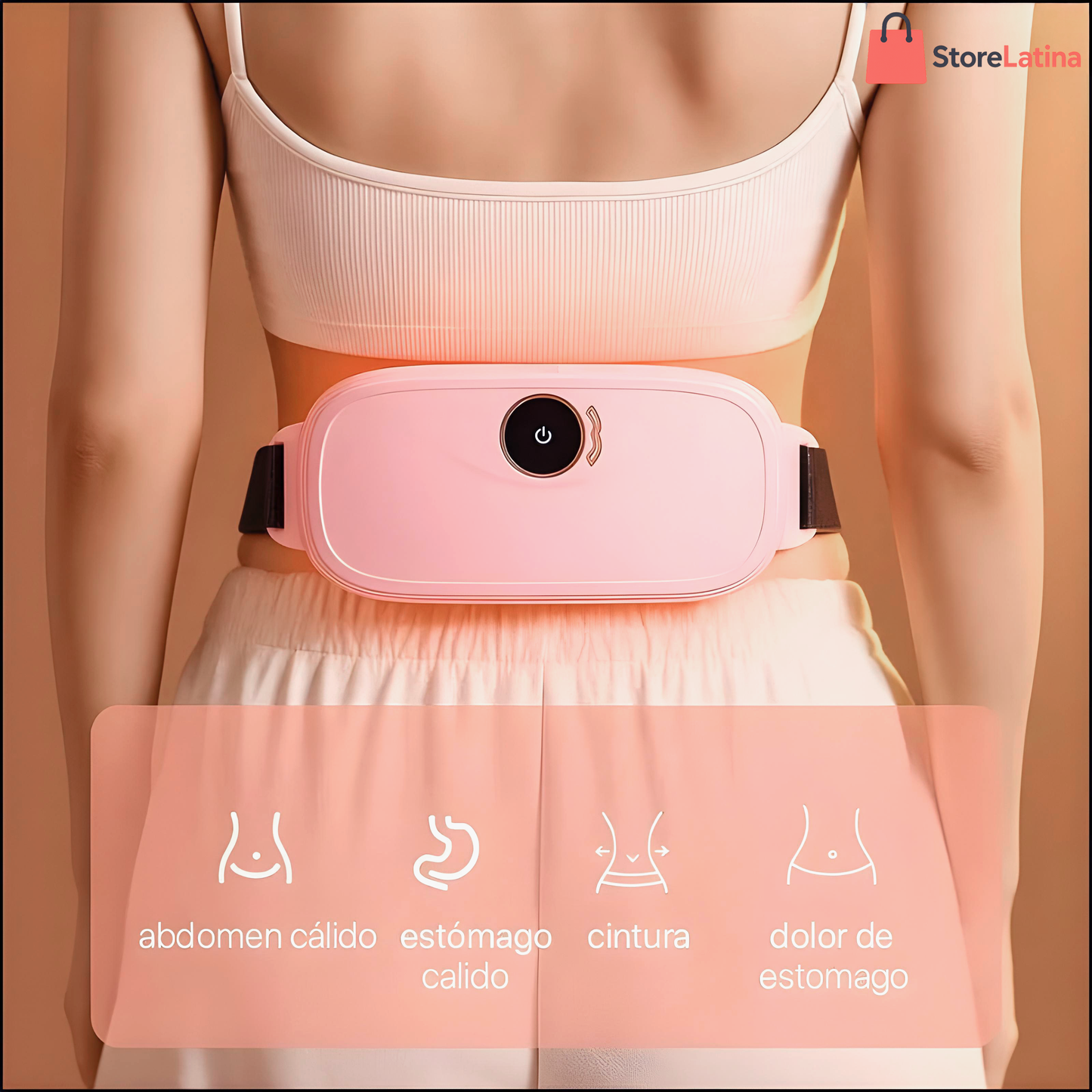Cinturón Masajeador de Cólicos - ¡Siéntete Mejor en Minutos!