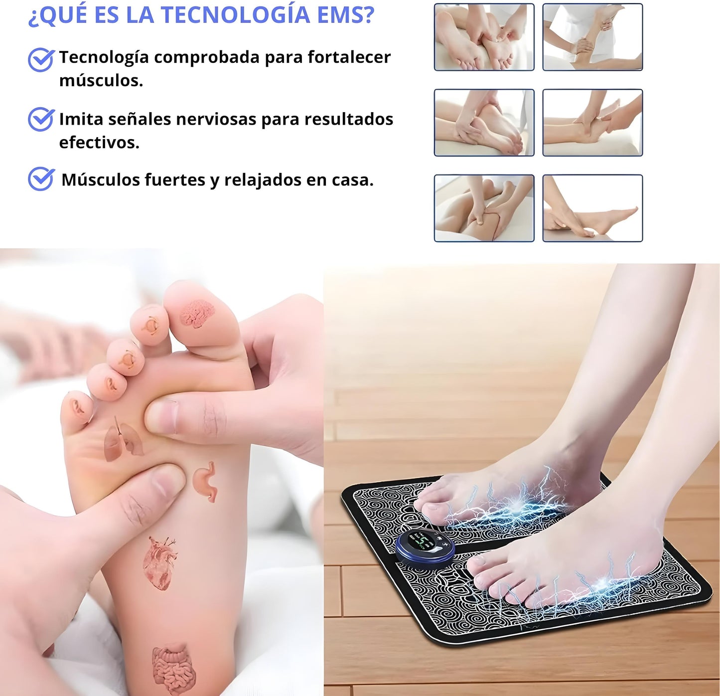 MASAJEADOR INTELIGENTE DE PIES (TECNOLOGÍA EMS)