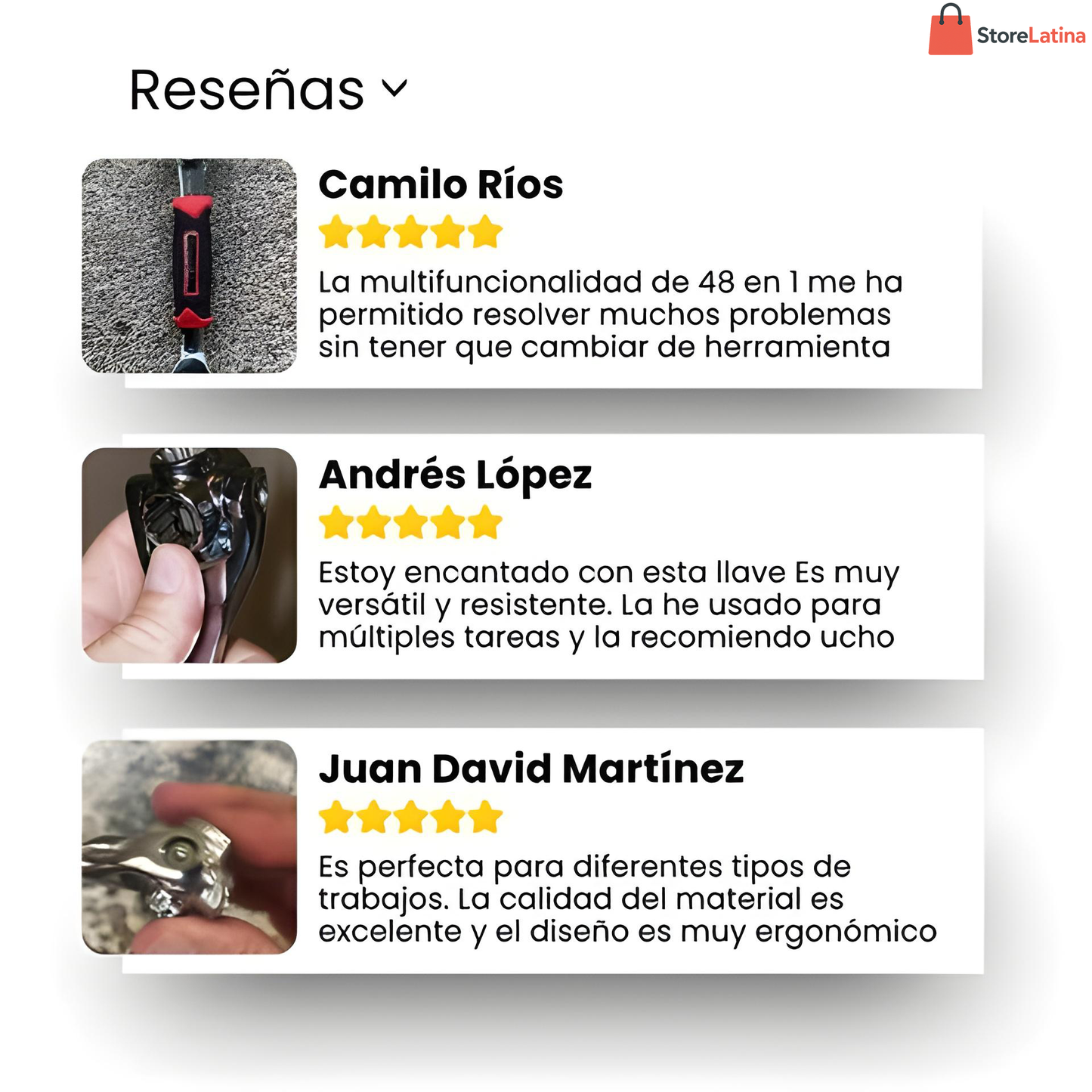 Llave universal 48 en 1 con cabezal giratorio de 360°