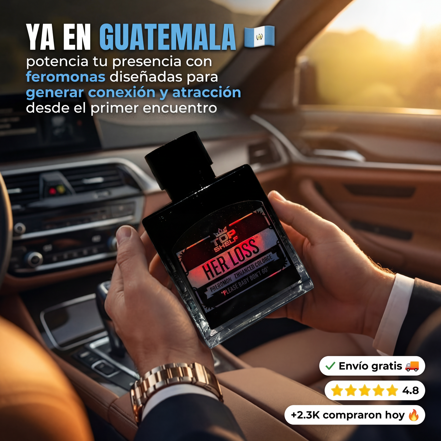 HER LOSS™ - PERFUME CON FEROMONAS QUE LAS ATRAE 100ML